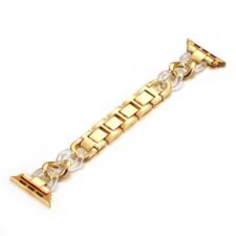 wearlizer compatible with apple watch band 42/41/40/38mm women, dressy stainless steel metal jewelry