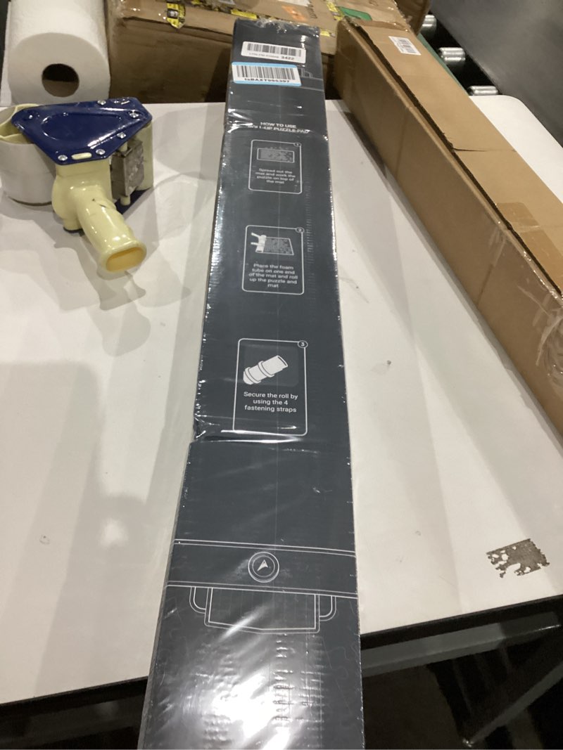 Condition photo showing New/Like New for Newverest Jigsaw Puzzle Mat Roll Up, Saver Pad 55” x 35.5” Portable Keeper Up to 3000 Pieces with Non-Slip Rubber Bottom and Polyester Top + 3 Puzzle Sorting Trays, Travel-Friendly Storage Bag 3000pcs