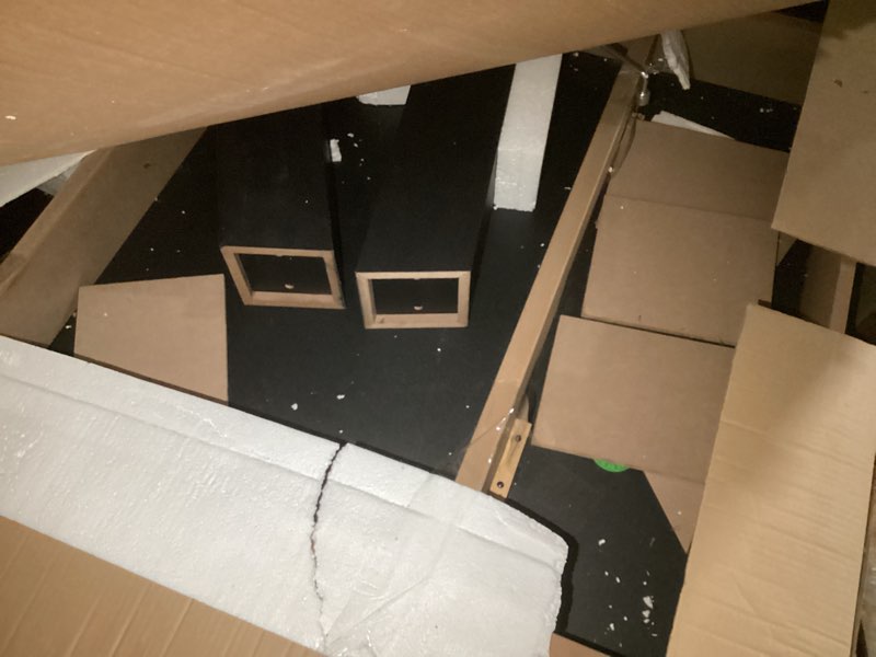 Condition photo showing As Is for unknown condition american legend billiard table with rustic wood finish