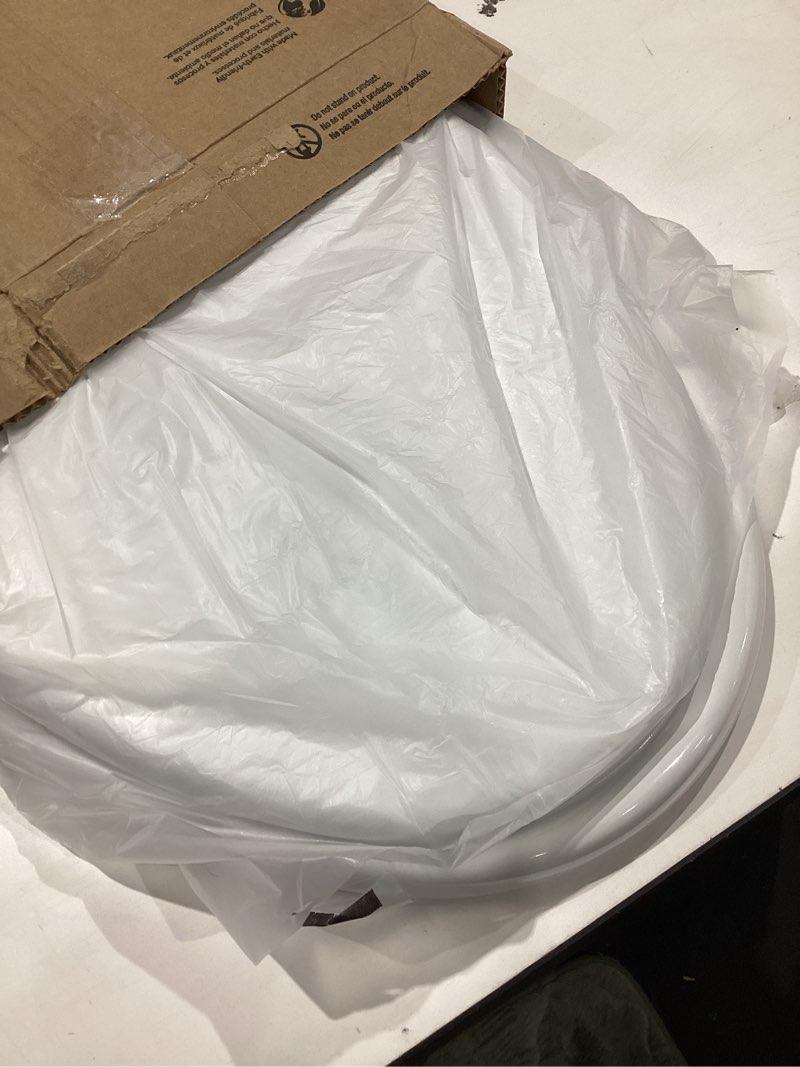 Condition photo showing Good Condition for bemis 1400tta economy durable wood toilet seat, made in usa, elongated, white