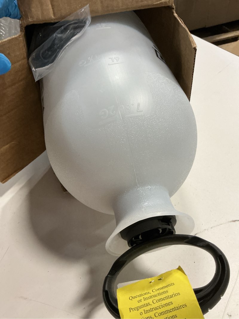 Condition photo showing Good Condition for chapin 20005 pump sprayer, 2?gallon, lawn & garden, translucent poly tank, funnel?top, surespray, adjustable cone nozzle & 34" hose for fertilizer, weed & pest application 2-gallon