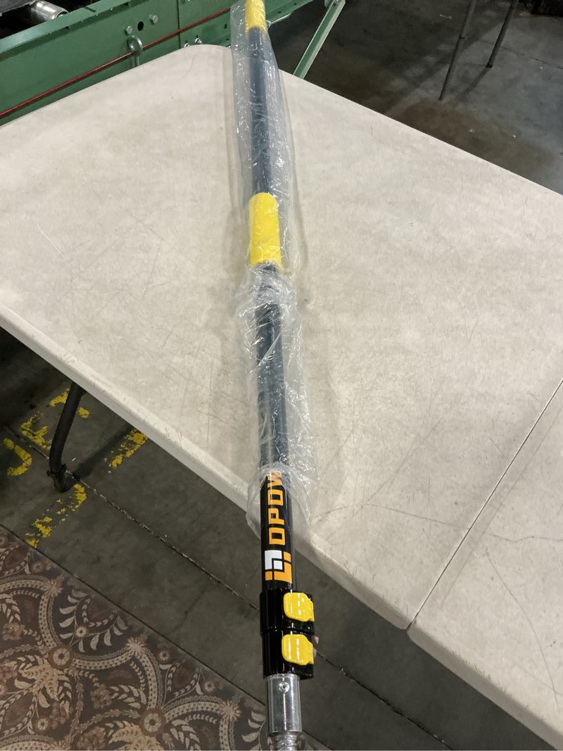 Condition photo showing As Is for bates- extension pole, 3 ft pole, telescoping pole, paint pole, extendable pole, paint roller extension pole, painters pole, extension handle, telescoping handle, telescoping paint roller pole… 3 ft black and yellow