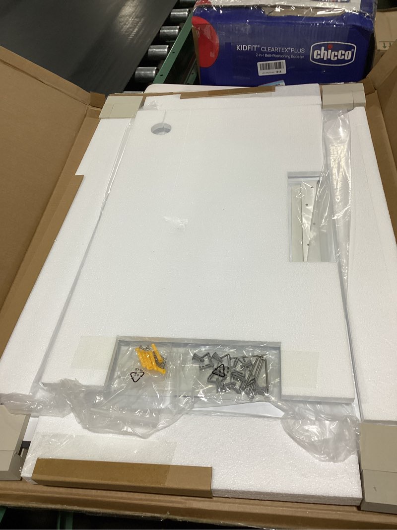 Condition photo showing New/Like New for tokeshimi 24x36 beveled wall mirror decorative, bathroom vanity mirrored with 1" beveled edge, shatterproof modern frameless mirror bathroom rectangle for living room, entryway, restroom 24"l x 36"w rectangle-shaped