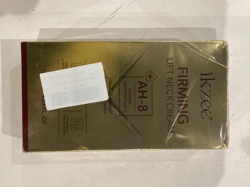 Condition photo showing New/Like New for AH-8 Firming Lifting Neck Cream with Roller Massager for Crepey Skin, Deep Moisturizing Formula for Face & Neck, Visible Tightening & Smooths Wrinkles & Fine Lines, Hydrating Care for All Skin Types 4.23Fl Oz (Pack of 1)