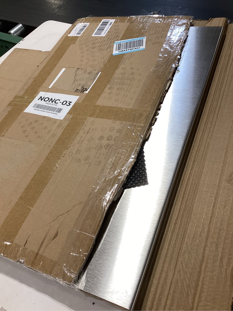 Condition photo showing As Is for billamb stainless steel cutting boards for the kitchen, suitable for meat, fruits, vegetables, bread, and baking large-sized cutting boards (60 x 40cm/23.6 x 15.7 in) 23.6"l x 15.7"w