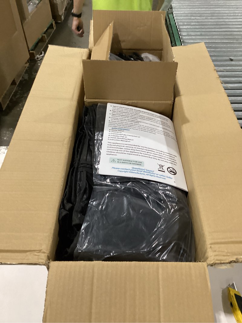 PEEKO Upgraded Collapsible Fridge Sauna Box for Relaxation,Detoxification,Portable Steam Sauna for H