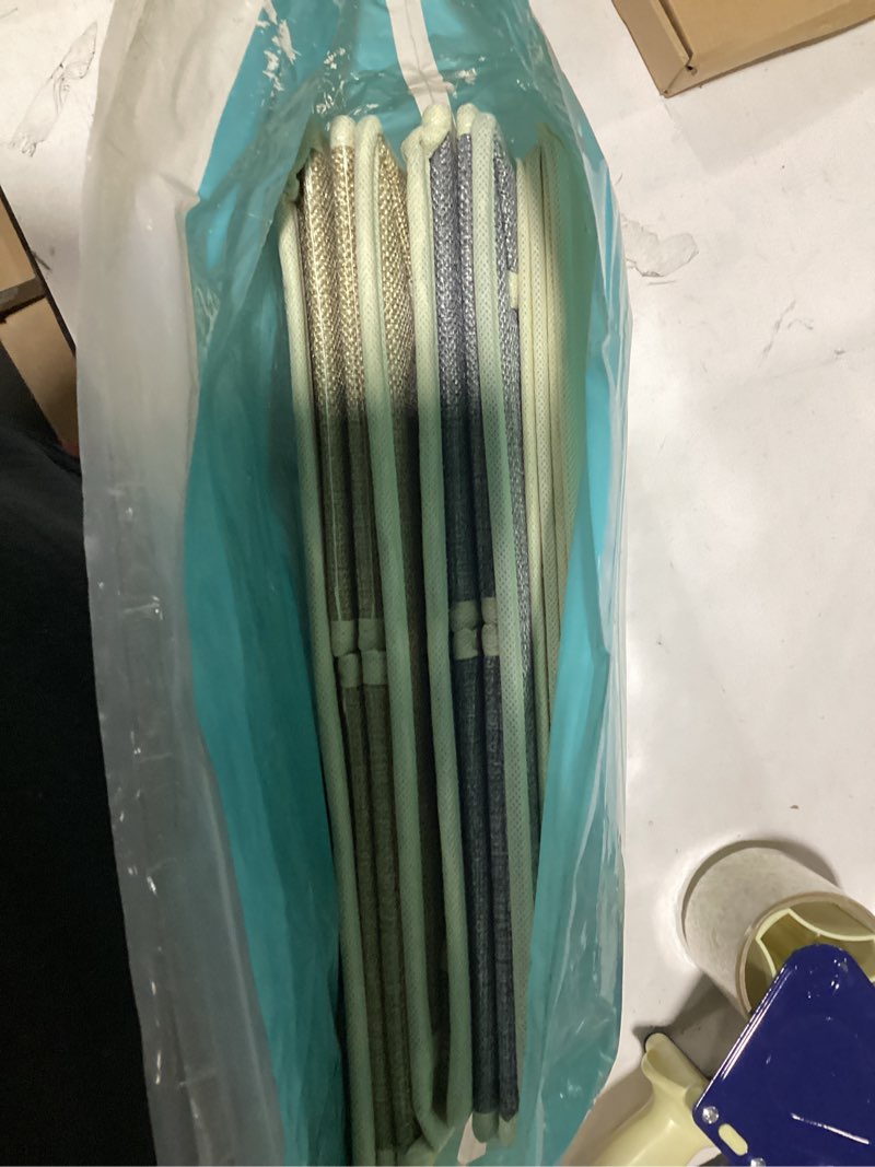 Condition photo showing Good Condition for YueYue 4 Pack Small Fabric Storage Box with Lids, Foldable Linen Storage Box with Lids 4 Pieces Gray&Linen Set 12.4in/12in/6.7in 2 color 12.4 in/12 in/6.7 in