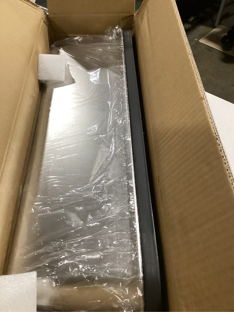 XL Stainless Steel Litter Box with Lid - 23.7"×15.7"×10.6" High Sided Metal Tray for Big/Multi-Cats,