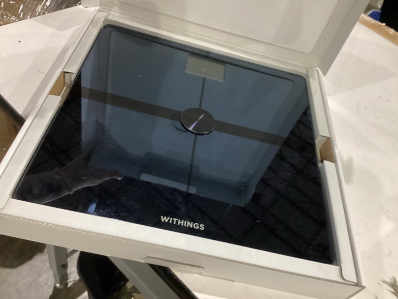 Condition photo showing Good Condition for withings smart scales for body weight, fsa or hsa eligible, body analysis, fat content, muscle mass, bone density, visceral fat, bathroom scale, bmi scales digital weight and body fat, bluetooth, wifi black body comp