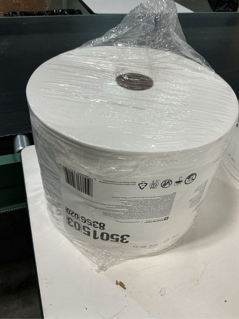 Condition photo showing New/Like New for wypall x50 disposable cloths (35015)  jumbo roll  9.8 x 13.4  white  1 100 sheets per roll