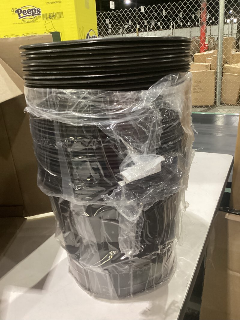 Condition photo showing Good Condition for 40 pack 3 gallon nursery plant pots,10 inch plastic garden flower seedling planter pot with drainage holes for outdoor indoor plants,gardening gifts