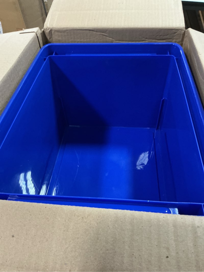 Condition photo showing Good Condition for Storex 9 Gallon Recycle Bin, Blue, 1 Count (61549A01C)