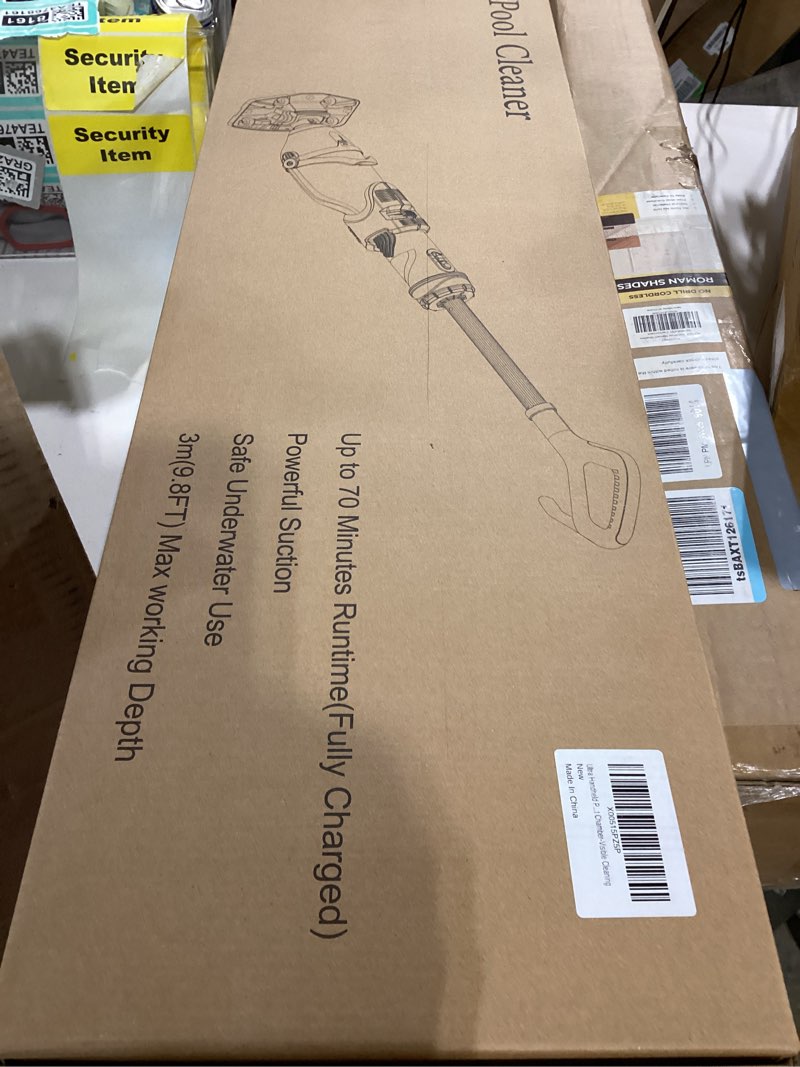 Condition photo showing New/Like New for lanocean 2026 newly cordless pool vacuum for inground pool, flow adjustable, transparent brush head–visible cleaning, 19 gpm powerful suction handheld pool vacuum for above ground pool, 70mins runtime