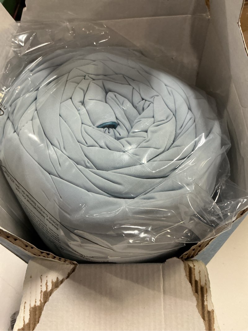 Condition photo showing Good Condition for bedsure cooling blankets for hot sleepers - cooling comforter, cold summer blanket twin size for bed, ice breathable and lightweight gift for night sweats, blue, 60x80 inches blue twin (60" x 80")