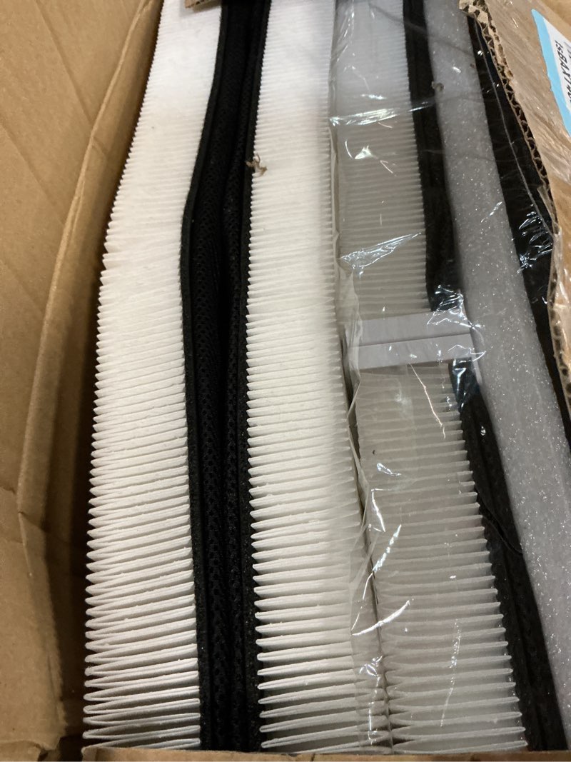 Condition photo showing As Is for 2 pack sp4i large replacement filter for blueair blue signature large model sp4i air purifier, 3 in 1 hepa & activated carbon air purifier filter