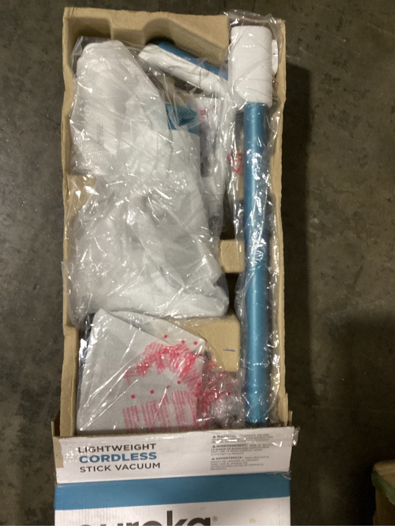 Condition photo showing Good Condition for Eureka RapidClean Pro NEC280TL Cordless Stick Vacuum Cleaner – Lightweight 5.3 lbs, 40-Min Runtime, LED Headlights, 3 Power Modes, Ideal for Pet Hair, Hard Floors & Carpets Blue NEC280TL