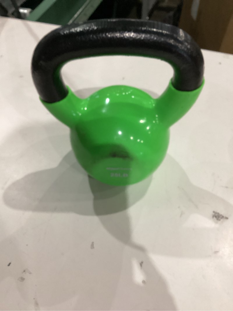 Condition photo showing Good Condition for amazon basics vinyl kettlebell 25 pounds