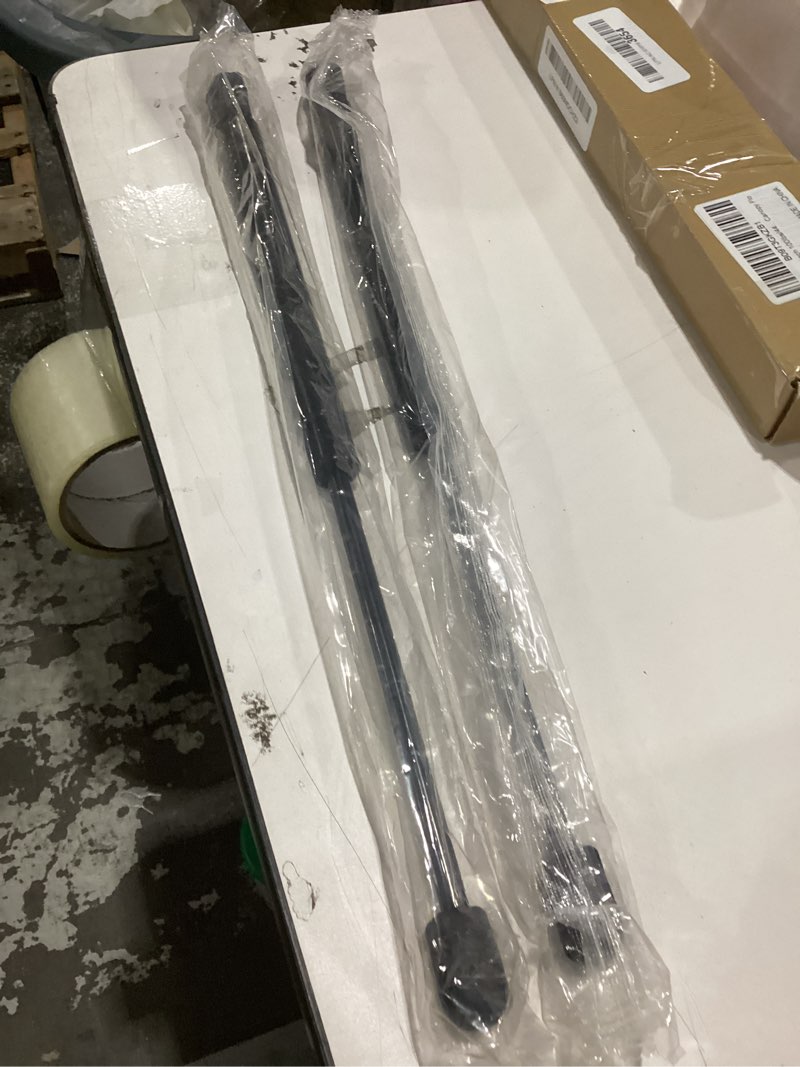 Condition photo showing New/Like New for gas struts 15 inch gas shock 100lbs springs prop 15" 445n lift support for heavy duty lid motorhome bed boat hatch truck bed topper trailer door are leer camper shell box lid (fit 85-110lbs lid), 2pcs 15 inch 100lbs/445n