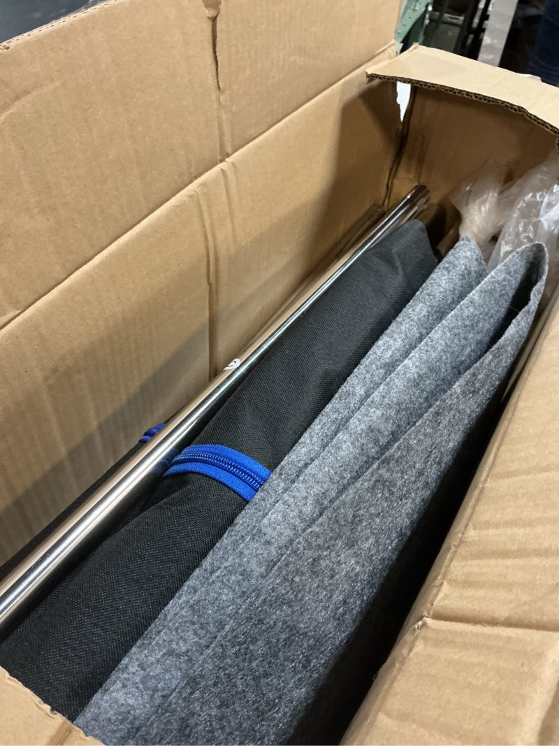 Condition photo showing As Is for Upgraded Portable Sauna Box for Relaxation, Detoxification, Steam Sauna for Home with Steamer, Remote Control, Folding Chair, 9 Levels, 2.6’ x 2.6’ x 5.9’