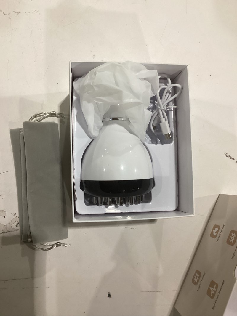 Condition photo showing New/Like New for Lymphatic Drainage Massager & Anti Cellulite Massage Tool, Helps Reduce Stretch Marks & Cellulite, for Legs, Arms & Belly, Body Sculpting Machine with Microcurrent & Red-Light & Heat & Vibration White