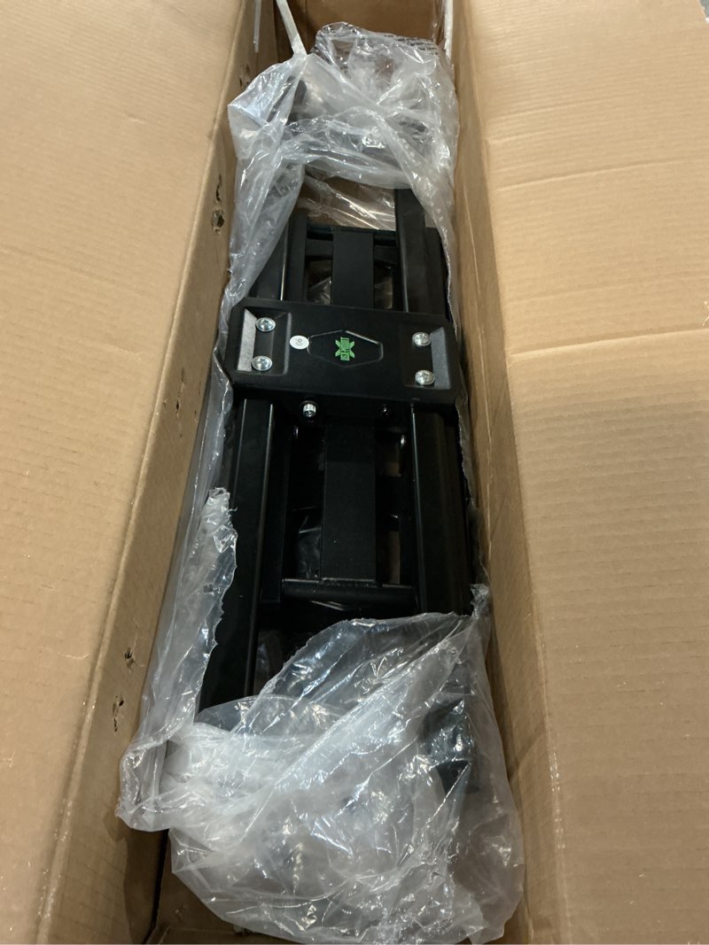 Condition photo showing As Is for usx mount full motion tv wall mount for most 32-70 inch tvs up to 99 lbs, wall mount bracket with dual articulating arms, swivel, tilt, max vesa 400x400mm, tv mount fits 12”/16” wood studs