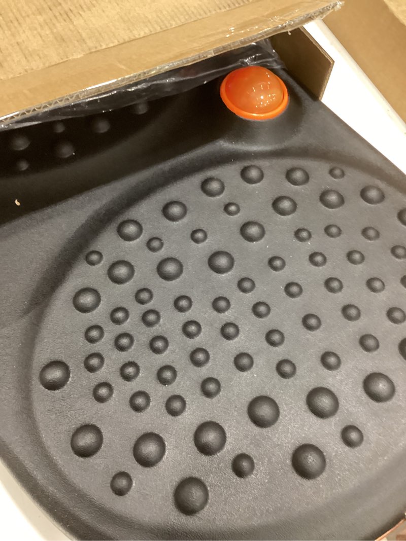 Condition photo showing Good Condition for Trobing Standing Desk Mat Balance Board with Rollerball, Wooden Wobble Anti Fatigue Mat Balance Board for Standing Desk, Home Office Non-Slip Comfort Floor Mat to Relieve Foot, Knee, and Back Pain A: Medium Black ( 21 inch ?