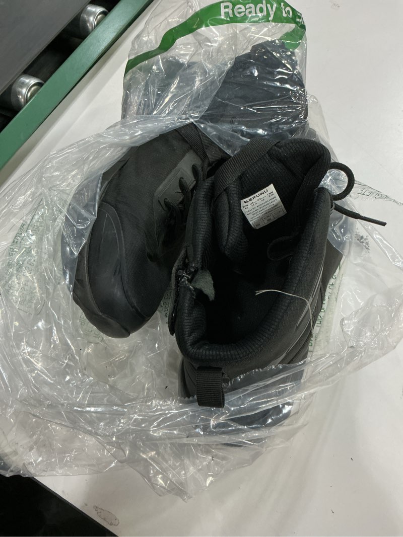 Condition photo showing Good Condition for (Size:11.5 men/ 13 women)Military Tactical Boots Men Wide Waterproof 6 Inches Lightweight Durable Side-Zip Combat Boots Work Hiking Non Slip Boots 11.5 Black