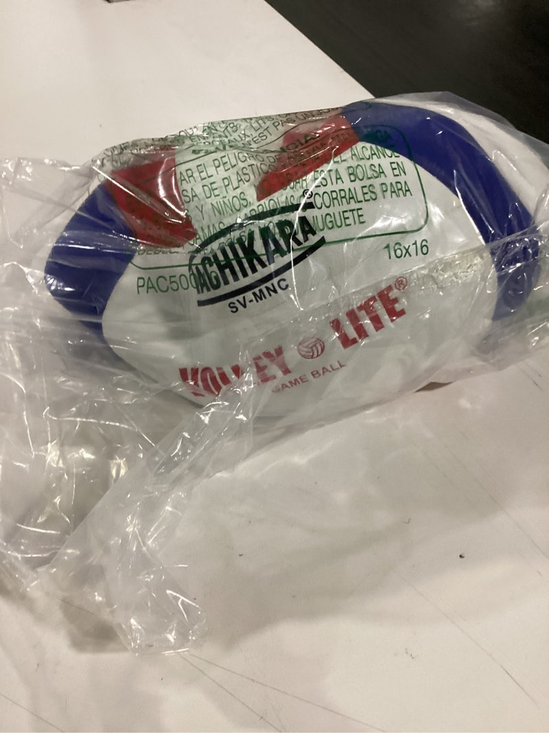 Condition photo showing Good Condition for Tachikara Volley-Lite Additional Colors (EA) Scarlet/White/Royal Volleyball