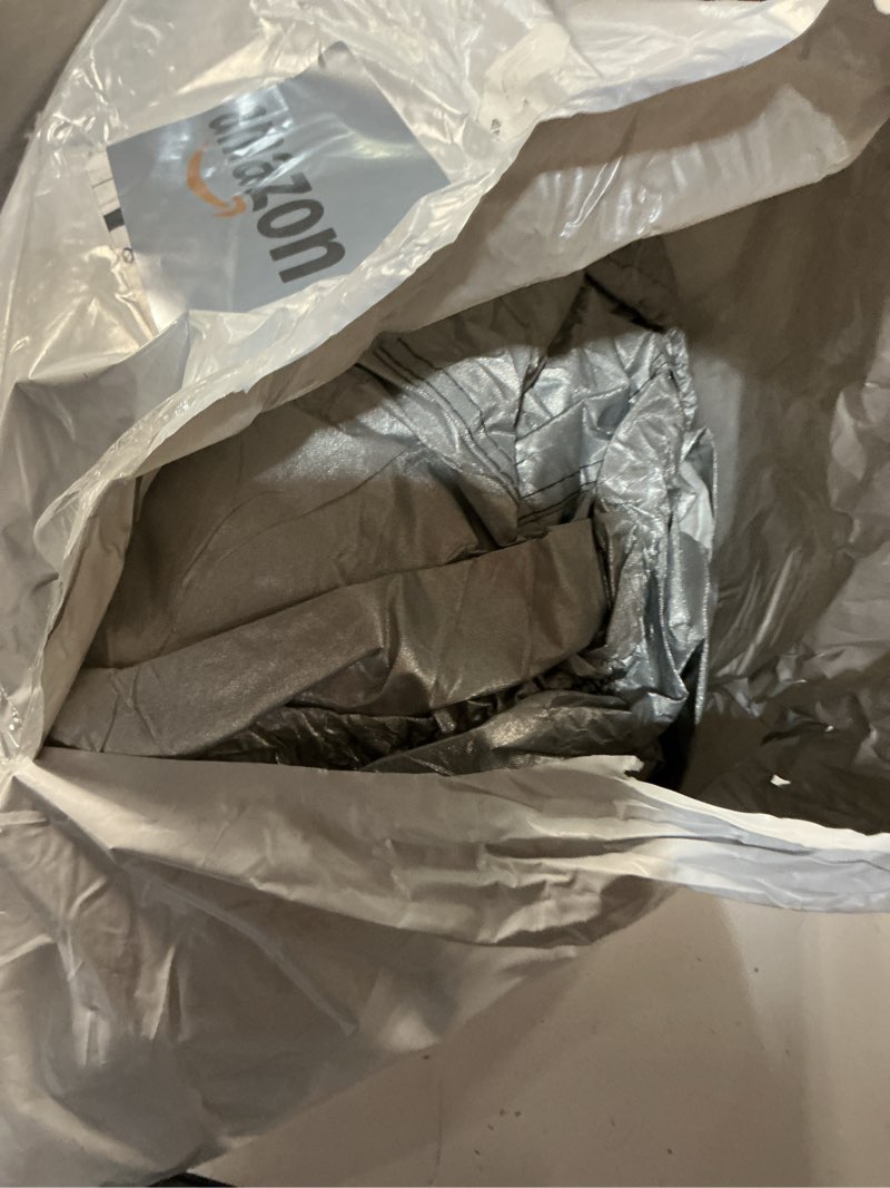 Condition photo showing Good Condition for 6 Layers SUV Car Cover Waterproof All Weather for Automobiles, Size A5 with Zipper & Cotton Universal Fit for Buick Encore, Chevrolet Trax, Ford Escape (Up to 181inch), Silver Silver A5 Fit SUV Length Up To 181"