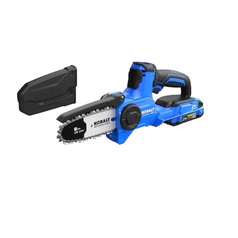 kobalt 24-volt 6-in battery 2.0 ah chainsaw battery included charger included