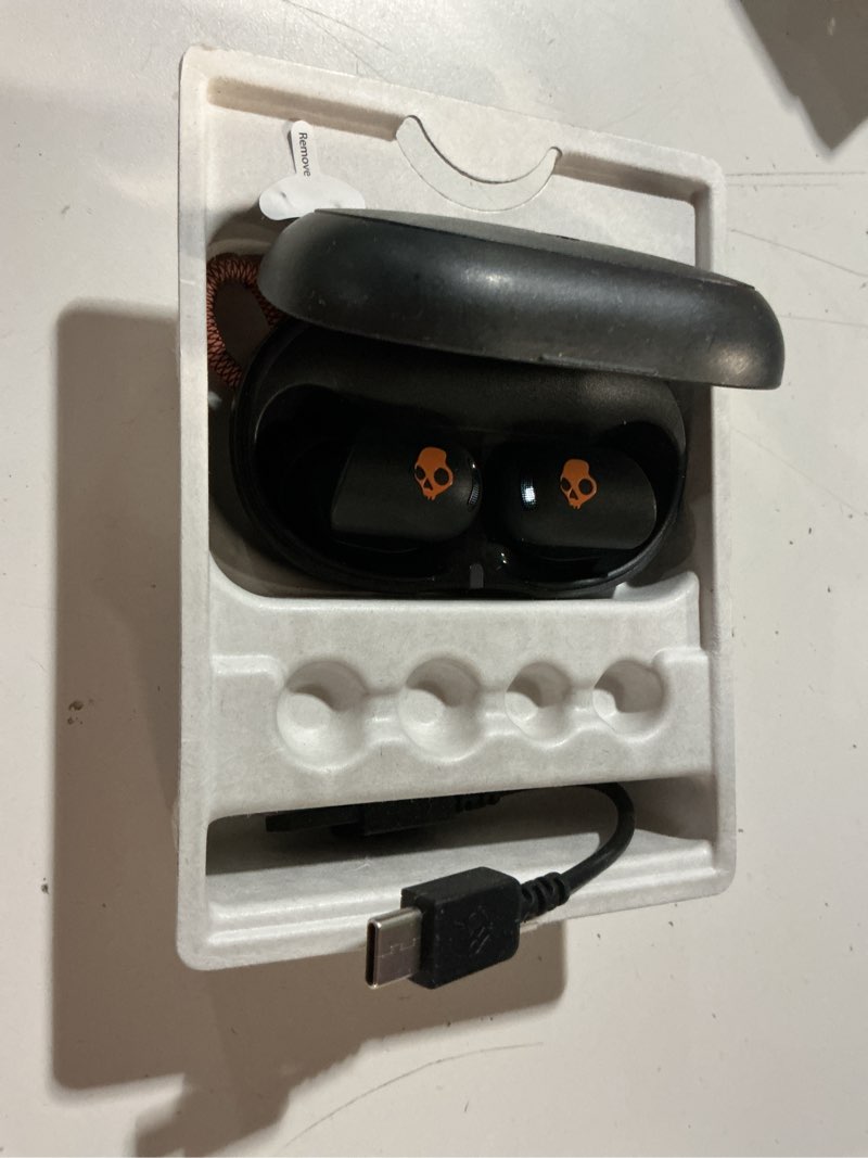 Condition photo showing As Is for skullcandy sesh anc active xt true wireless in-ear earbuds