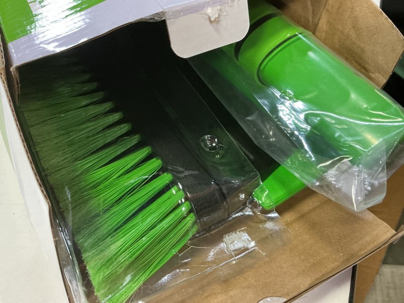 Condition photo showing Good Condition for SEAAES 51 Inch Heavy Duty Snow Brush for Trucks, Stable Design Long Handle Extendable Snow Broom for SUV, Windshield Ice Scraper with Foam Grip for Car Automobile Vehicle Window - Green Green 51 Inch