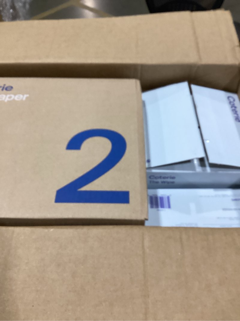 Condition photo showing Good Condition for Coterie Baby Wipes + Diapers Kit, Size 2 Diapers (186 Count) & 12 Pack (672 Count) Baby Wipes with 99% Water, Plant Based Materials, Hypoallergenic for Sensitive Skin Size 2 (186 Count) + Wipes (12 Packs)