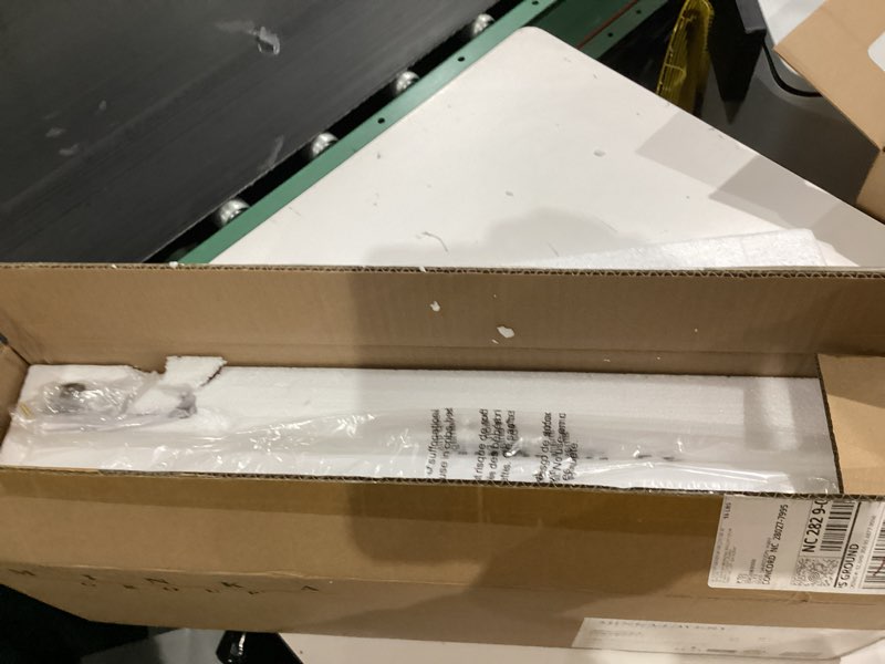 Condition photo showing Good Condition for minka lavery 493-732-l grafton 24" wide bathroom vanity light - legacy brass with etched white glass