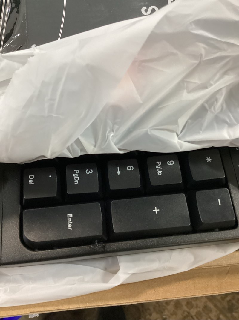 Condition photo showing Good Condition for wireless keyboard and mouse combo, 2.4g full size wave keys ergonomic keyboard with wrist rest and 3-level dpi adjustable wireless ergonomic mouse for windows, mac os desktop/laptop/pc(black)