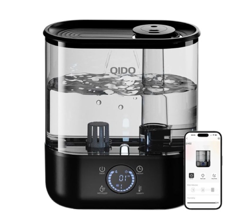 COMHOMA Smart Humidifiers for Bedroom, 5L Top Fill Supersized Humidifier Essential Oil Diffuser for 