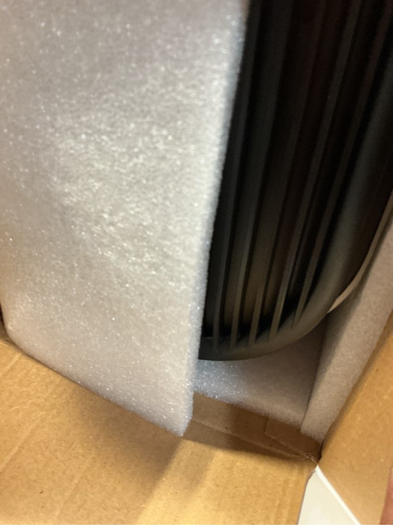 Condition photo showing Good Condition for dehumidifier for home, 68 oz water tank dehumidifiers for bathroom, bedroom, living room with, auto humidity control, digital display, 7 color breathing light, white black and blue