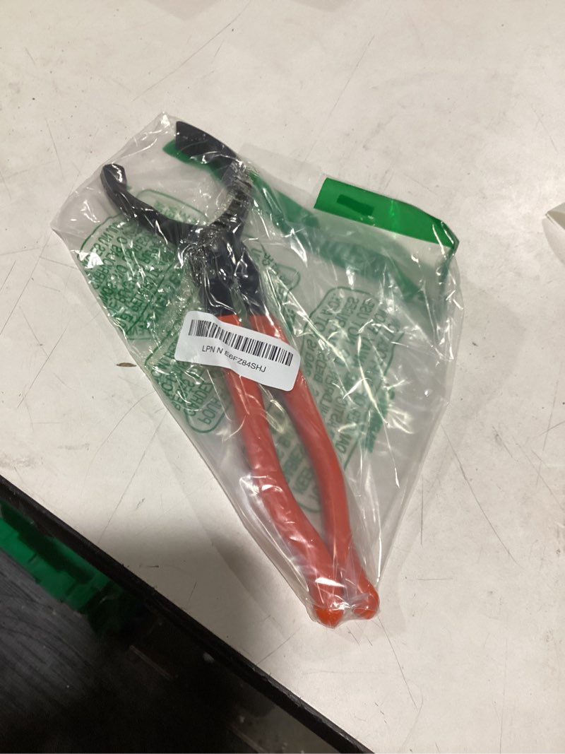 Condition photo showing Good Condition for 12" adjustable oil filter pliers, auto oil filter wrench removal tool with non-slip handles, heavy duty oil change tool pliers for engine filters conduit fittings, car accessories (red)