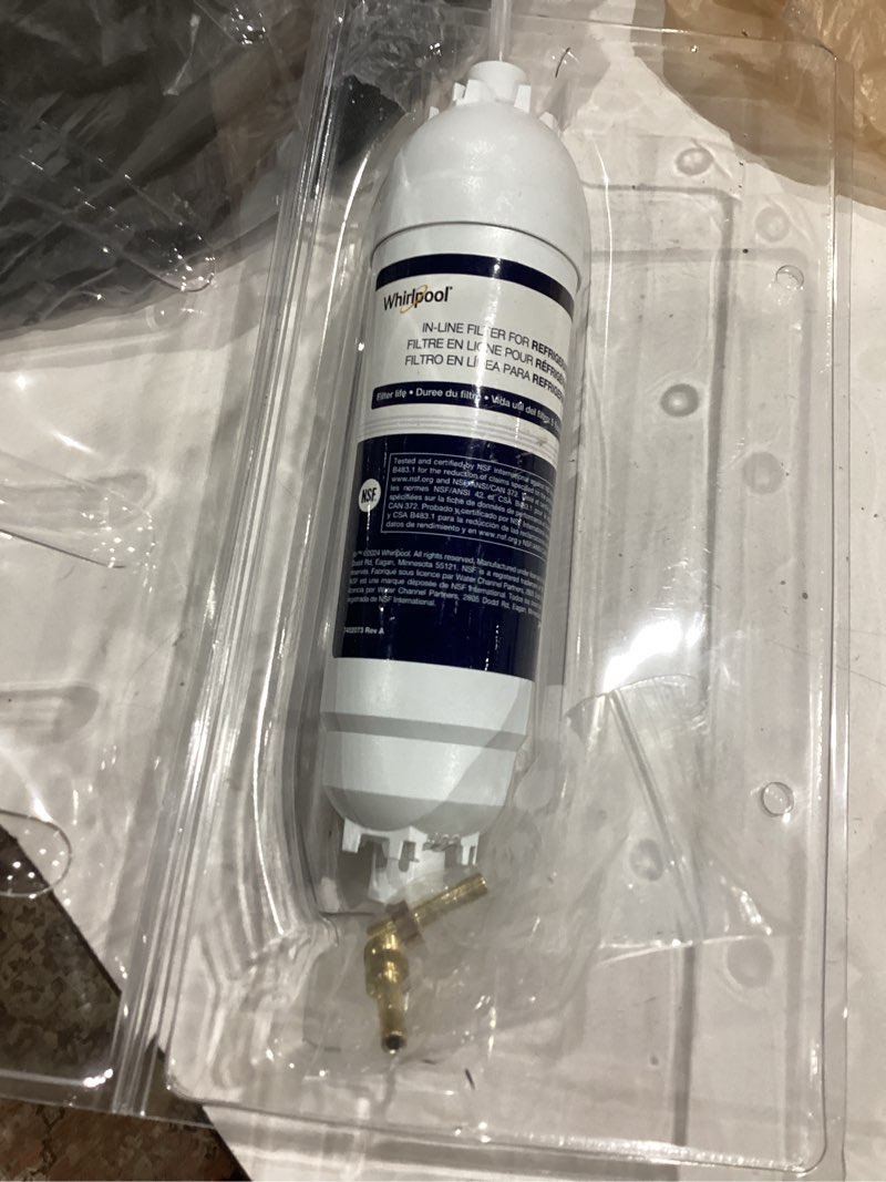 Condition photo showing Good Condition for whirlpool in-line refrigerator water filter 5-year