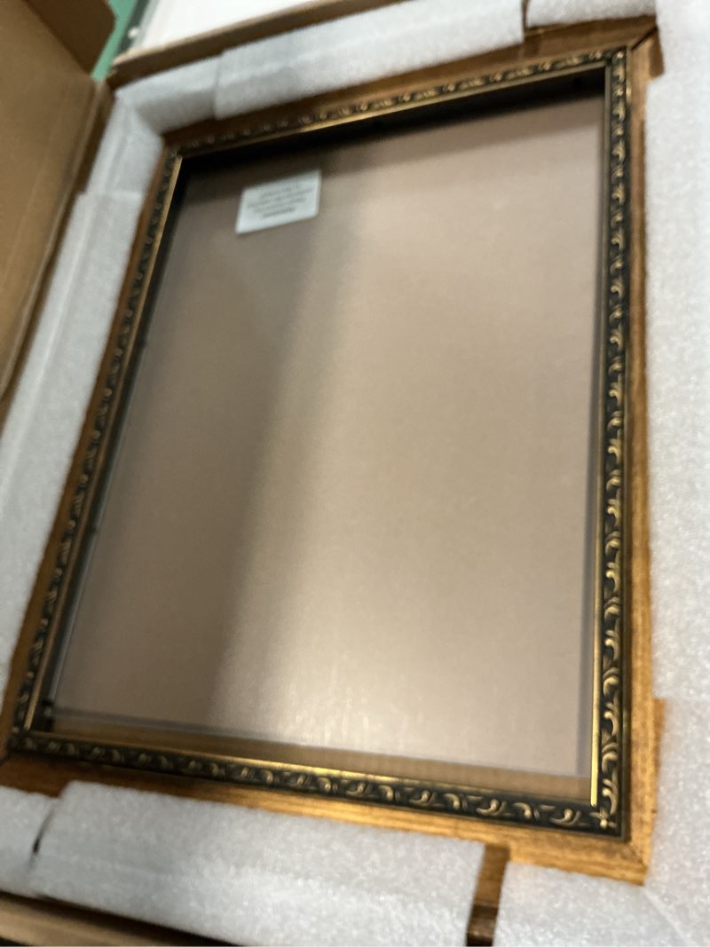 Condition photo showing Good Condition for Vintage 12x16 inches Picture Frames for Collage Wall Art Decor: Antique Framed for 12 by 16 Photo Frame, Poster Artwork Painting Frame, Gallery Art Display, Brown Classic Frame 12x16 12"x16" Bronze01