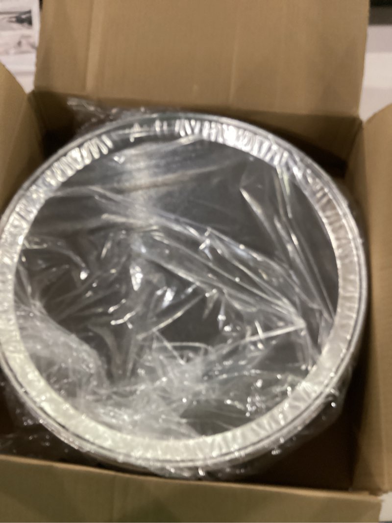 Condition photo showing As Is for amtast aluminum sample pan 90mm disposable weighing pans dishes for laboratory moisture balances,