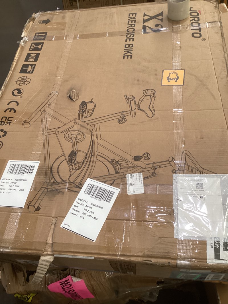 Condition photo showing As Is for JOROTO Magnetic Exercise Bike, Professional Indoor Cycling Bike, Spinning Bike with Bluetooth and Self-Developed App, 350lbs Weight Capacity & 40 lbs Dual Flywheel, Workout Equipment for Home Gym X2(without Bluetooth)