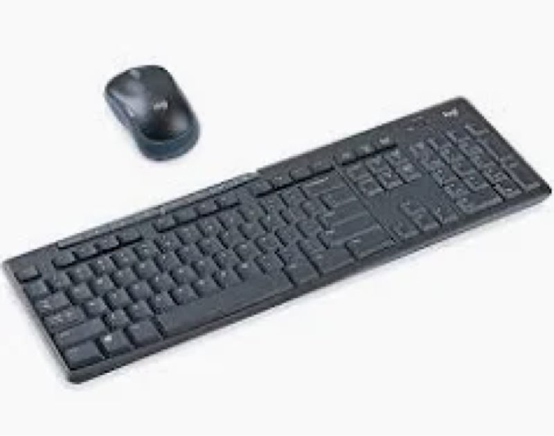 Logitech MK295 Wireless Mouse & Keyboard Combo with SilentTouch Technology, Full Numpad, Advanced Op