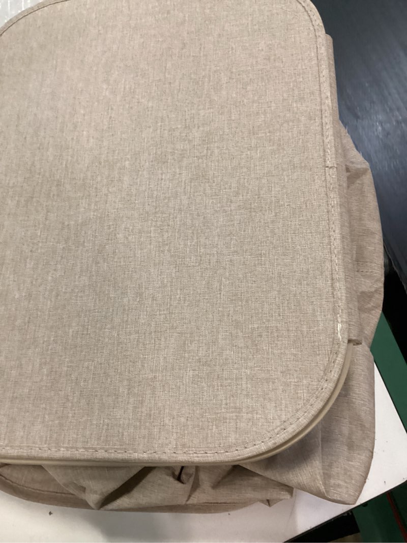 Condition photo showing Good Condition for lifewit 75l slim laundry basket with lid, narrow large laundry hamper with plastic handles and removable bag, tall foldable dirty clothes hampers for laundry room, bedroom, bathroom, dorm, beige beige 75l