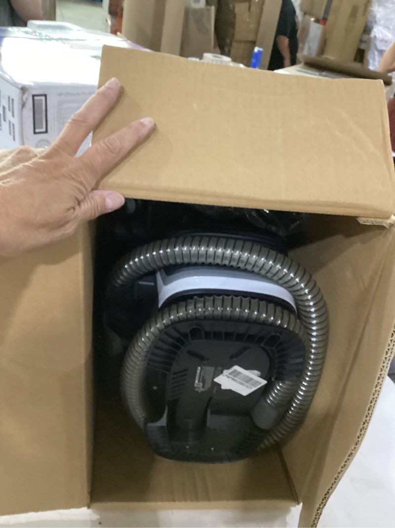 Condition photo showing As Is for not tested****hoover cleanslate plus portable carpet + upholstery spot cleaner machine, powerful suction with versatile tools, pet stain remover, car and auto detailer, pair with hoover carpet cleaner solution