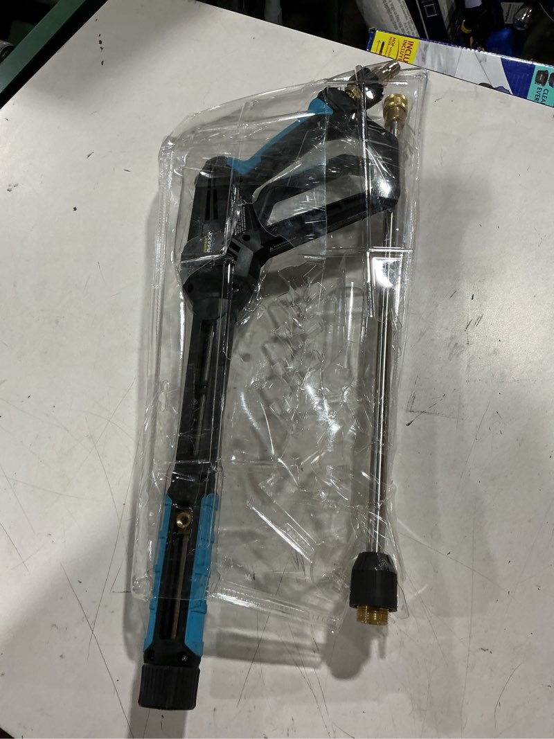 Condition photo showing As Is for surfacemaxx 4500-psi pressure washer spray gun kit
