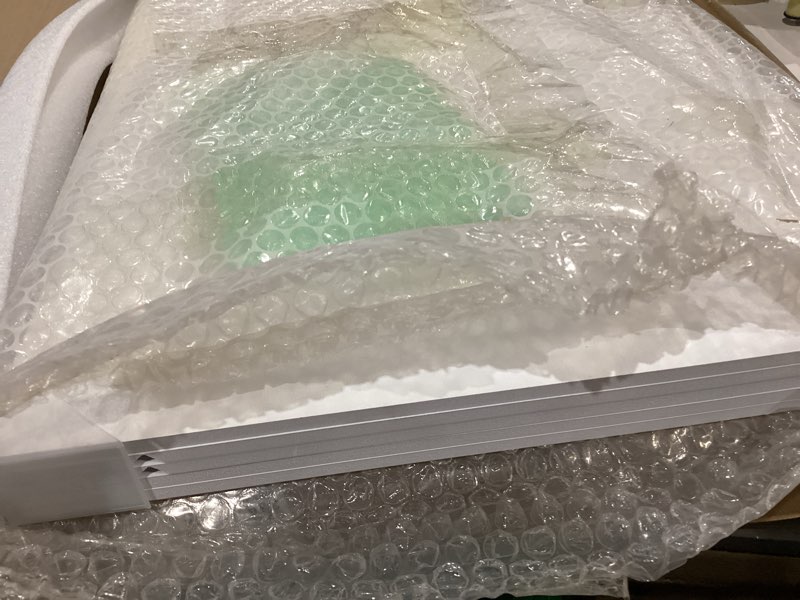 Condition photo showing Good Condition for wire rack covers, foamed pvc wire shelf covers for pantry prevent slipping waterproof closet cabinet bathroom kitchen shelving decoration(white,24x12 inch) white 24*12 in 5
