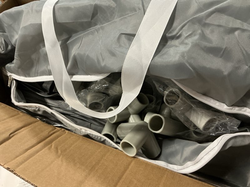 Condition photo showing As Is for babyeap baby playpen with mat,50"x50"play pen for babies and toddlers,play yard with gate for indoor outdoor,dark gray