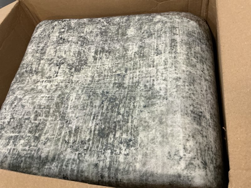 Condition photo showing Good Condition for Shilucheng 8x10 Area Rug for Living Room Clearance, Machine Washable Non-Slip Neutral Modern Abstract Indoor Rugs, Soft Rug for Bedroom Under Bed,Dining Room, Home Office Decor Carpet (Gray/Blue) Gray/Blue 8'x10'