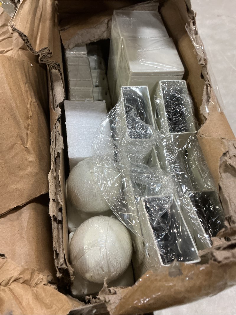 Condition photo showing Good Condition for Twin Bed Frames with Headboard and Footboard,White Metal Platform Bed Frame with RGB LED Lights and USB Charging Station,Under Bed Storage,No Box Spring Needed,Suitable for Bedrooms White Twin